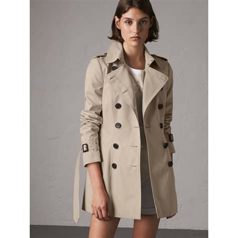 burberry short trench coat women|authentic burberry trench coats.